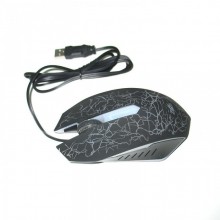 USB мышка Zeus M-110 проводная мышь с подсветкой Black