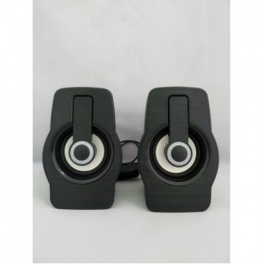 Компьютерные колонки акустика 2.0 USB FnT FT-185 Чёрные Black