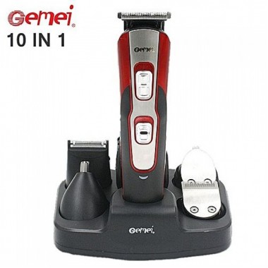Беспроводная Машинка для стрижки GEMEI GM-592 триммер 10 в 1