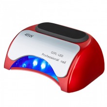 УФ лампа для ногтей Beauty nail 18K CCFL LED 48W сушилка сенсор Красный Red