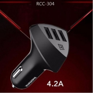 АЗУ авто зарядное 3 USB 4.2 А - Remax RCC-304 Alien 3 USB car charger