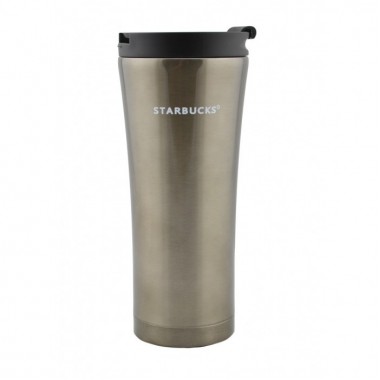 Термокружка Starbucks 500 мл металлическая Серая Grey
