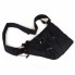 Мужская сумка Cross Body 4634 Мессенджер антивор на плечо рюкзак слинг Чёрная 