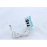 Адаптер блок питания зарядка на 3 USB с подсветкой TG844572440